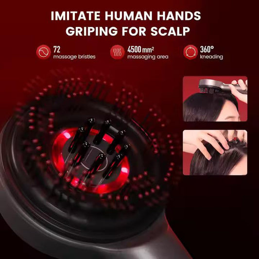 SilkPulse™ | SCALP MASSAGER RED LIGHT THERAPY COMB